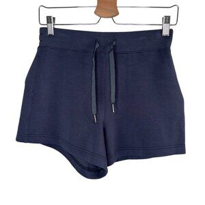 Spanx Womens AirEssentials Navy Blue 4 inch Shorts Small 50683r
